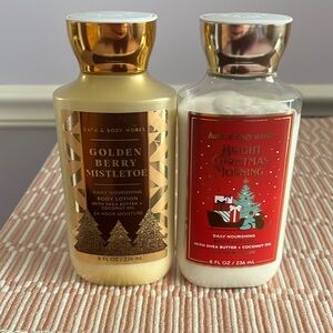 2 Christmas Bath & Body Works Lotions